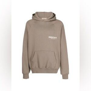 Fear of God ESSENTIALS Taupe Cotton Hoodie